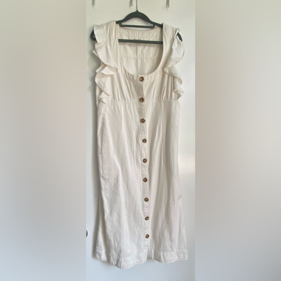 Pilcro Scoop-Neck Ruffle-Sleeve
Buttondown Dress NWOT - Picture 7 of 7